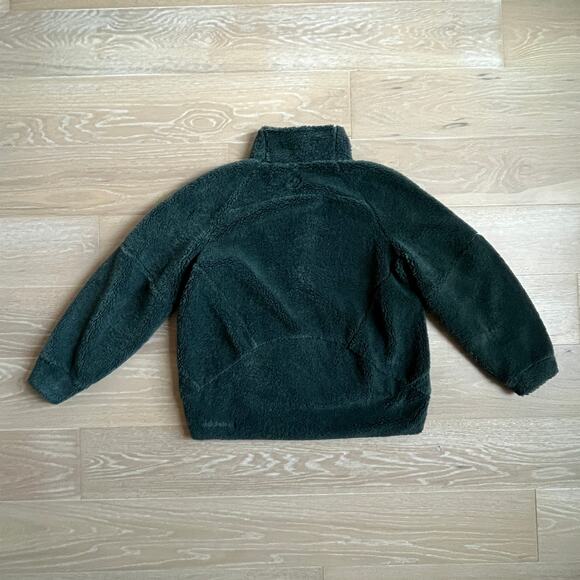 Lululemon Scuba Oversized Fleece Funnel-Neck Half-Zip Smoked Spruce M/L - Picture 5 of 8